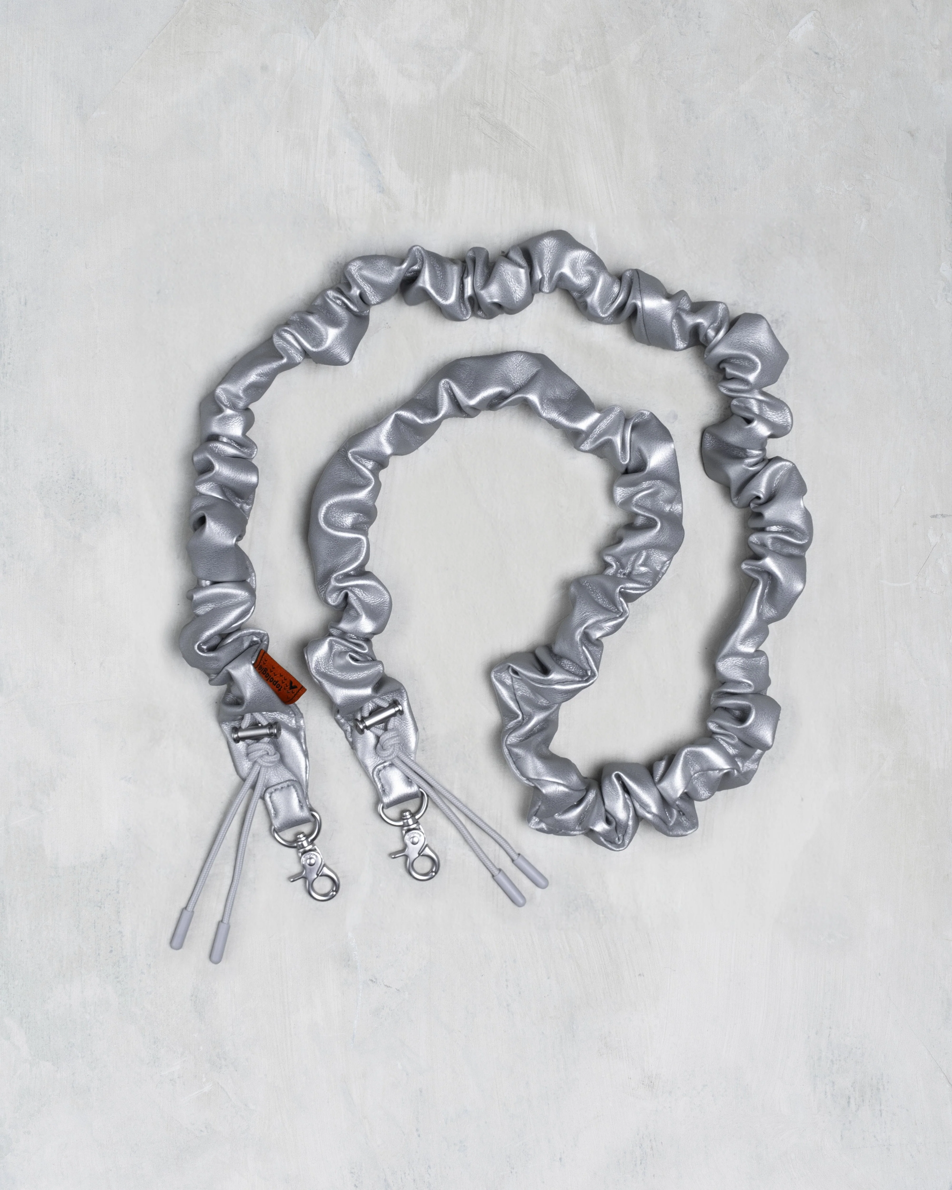 Bungee Strap / Chrome / Synthetic Leather